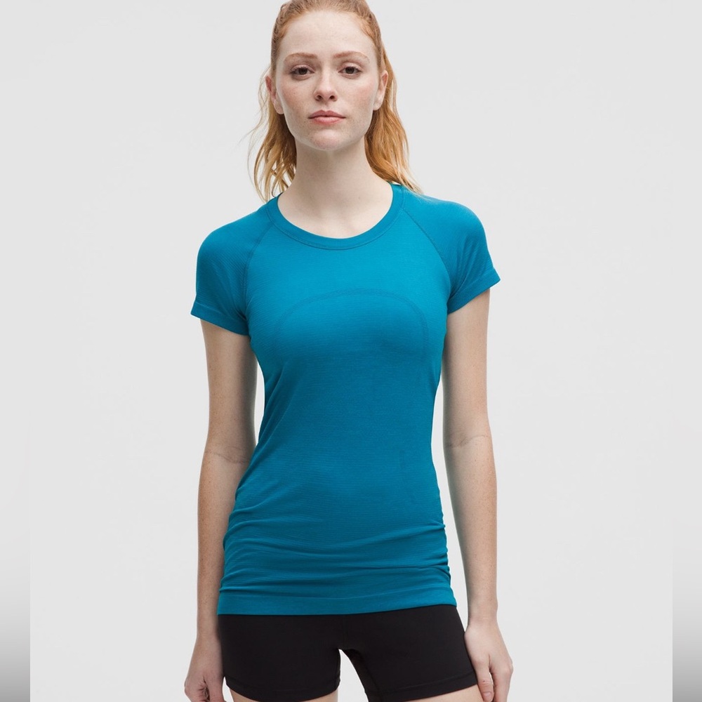 Women's Lululemon Swiftly Tech Teal Short Sleeve